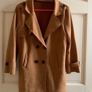 Shein Tan Coat
